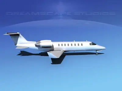 LearJet 45 V04 3D model