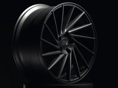 1AV ZX1 Alloy Wheel 3D Model 3D model
