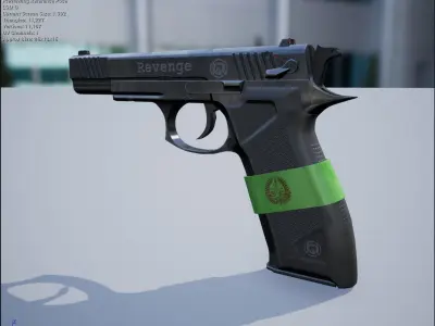 Revenge Low-poly 3D model