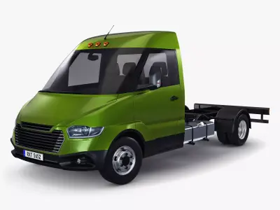 Generic Truck Chassis Frame M 2 3D model