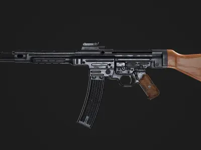sturmgewehr 44 stg44 Low-poly 3D model