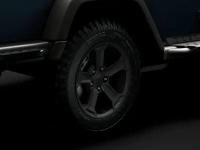 Jeep Gladiator Rubicon Recon 2018 wheel 3D model