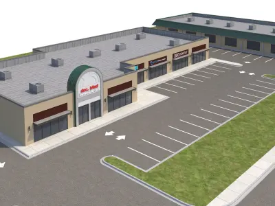 Retail-158 Retail Stores 3D model