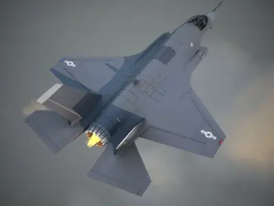 Lockheed Martin F-35B Lightning II 3D model