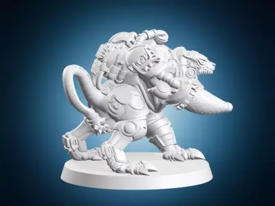 Gor Gor Rockeater Mechanical Beast 3D print model