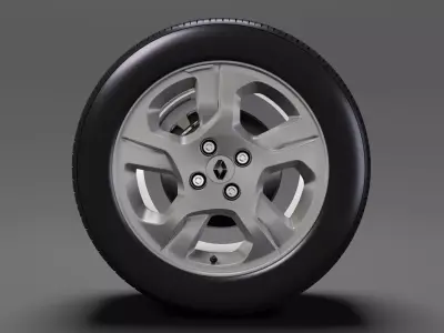Dacia Sandero wheel 2017 3D model