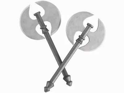 Stylized Axe 02 Low-poly 3D model purchase