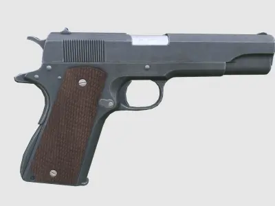 Colt M1911 Low-poly 3D model
