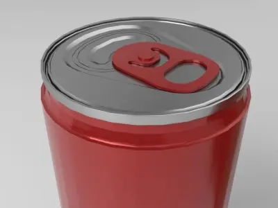 Beverage Branding Package No12 4Pack Low-poly 3D model