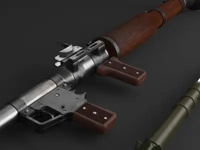 Rocket Launcher RPG 3D model