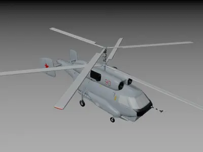 Kamov - Ka-31 - THE AWACS HELICOPTER - 3D model