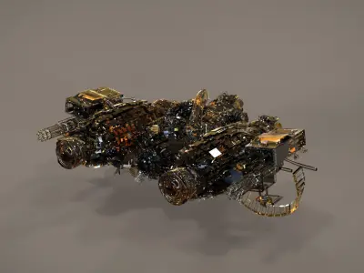 Wing Turret 3D model