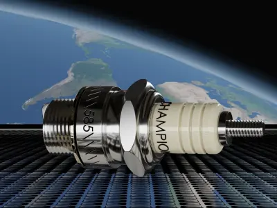 Spark Plug-Realistic Automotive Engine Component 3D Model 3D model