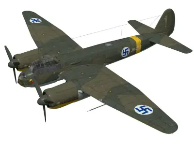 Junkers Ju 88 A-4 3D model