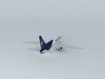 Nolinor Aviation Boeing 737 200 Free 3D model