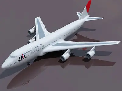 JAL Japan Airlines 3D model