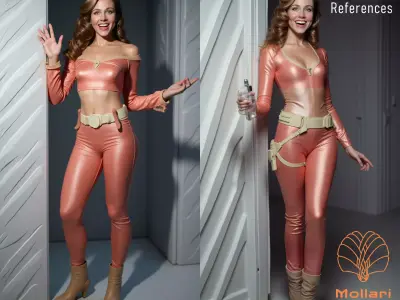 Colonel Wilma Space Vampire - Buck Rogers in the 25th Century 3D print model