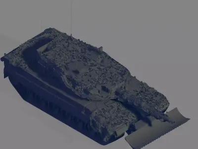 Stridsvagn 121 3D model