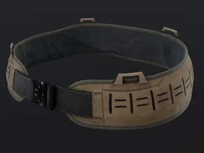 PT4 belt Low-poly 3D model