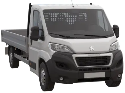 Peugeot Boxer  L4H1 flatbed 3D model
