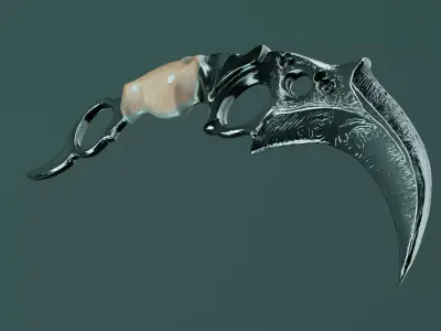 Dragon Fang Karambit 3D Model 3D model