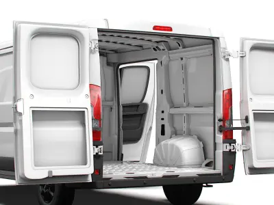 Opel Movano Van L1H1 HQ Interior 2023 3D model