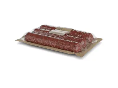 Dried sausages Dried Sausages Low-poly 3D model