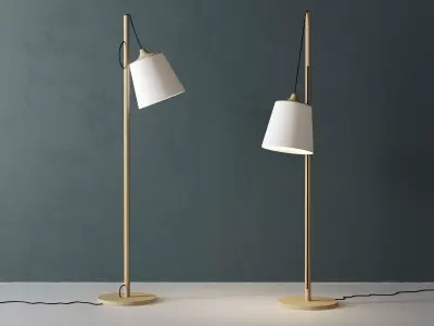 Pull Floor Lamp Free 3D model