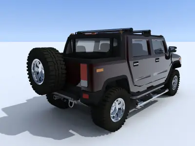 Hummer H2 Free 3D model
