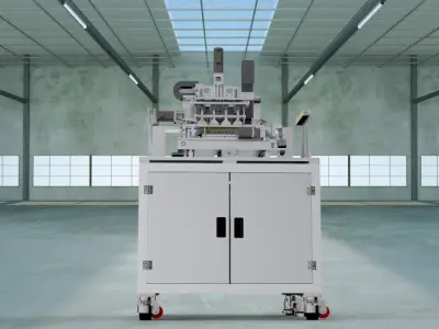 Heat the disassembly machine 3D model