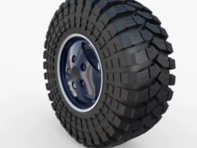 Range Rover Classic Wheel Maxxis Trepador 3D model