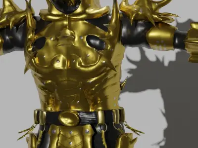 Giraffa Undead 3D model