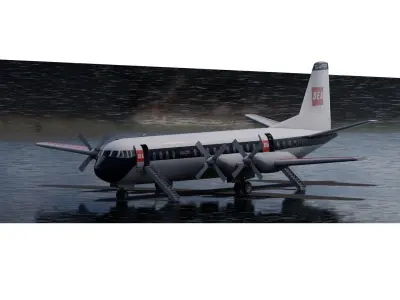 BEA VICKERS VANGUARD 951 3D model