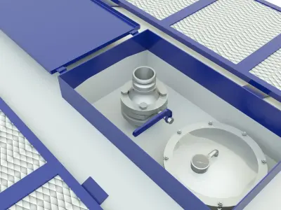 container tank 3d model 3D model