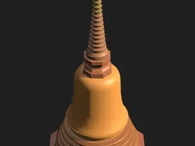 Stupa 24ZZ07 3D model
