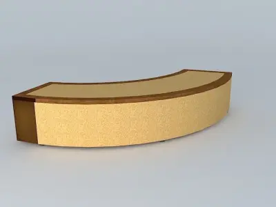 Reception Counter 3D model