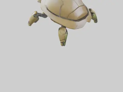 Robot version of a robot turtle model 3D model