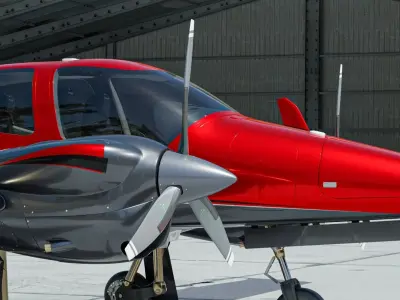 Diamond Aircraft DA42 3D model