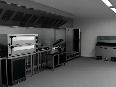 Commercial Kitchen Package 1 3D model