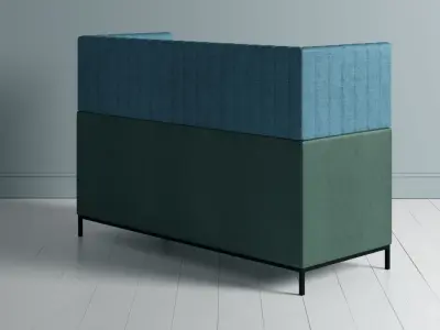 Cubicle Booth Seating 3D model
