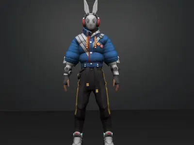 jet default 3D model