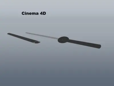 katana and sheath 3D model