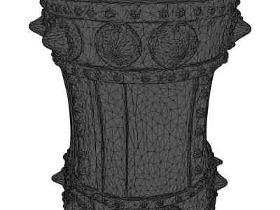 Damaged Steel Gauntlet 3D Model 3D model