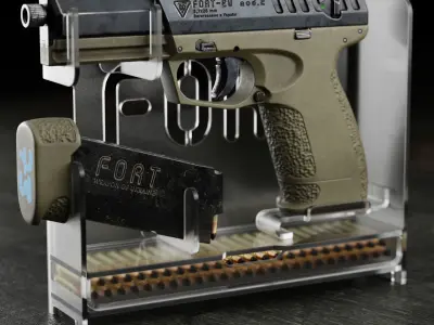 FORT-28 mod2 Low-poly 3D model