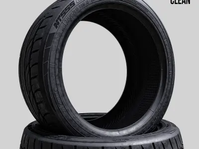 Tire Nitto NT555 G2 3 in 1 3D model