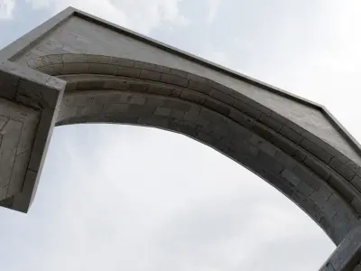 Stone Arch Low-poly 3D model