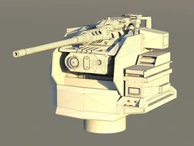 REMOTE CONTROLLED WEAPON STATION Free 3D model