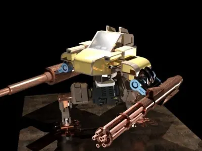 Mechanical Robot V1 3D model