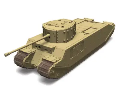 TOG2 heavy tank 3D model