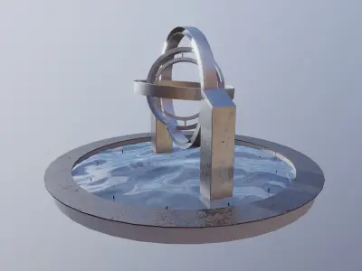 Water Sculpture 3D model